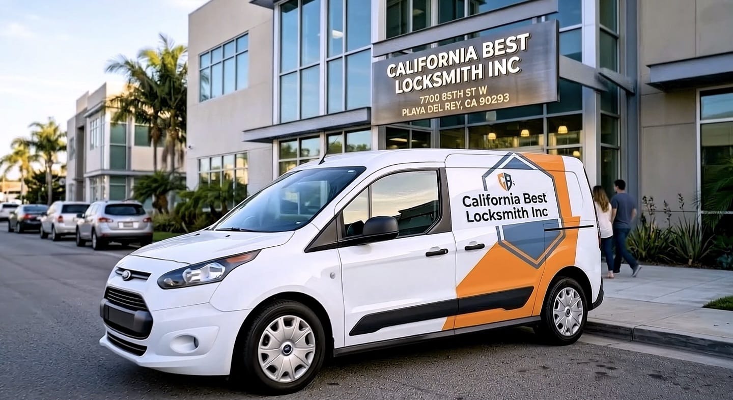 California Best Locksmith Inc service van in Hawthorne CA